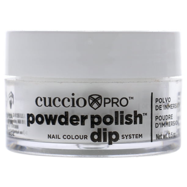 Sistema De Inmersión De Color De Uñas De Esmalte En Polvo Profesional - Blanco Con Mica Plateada De Para es - Polvo De Uñas
