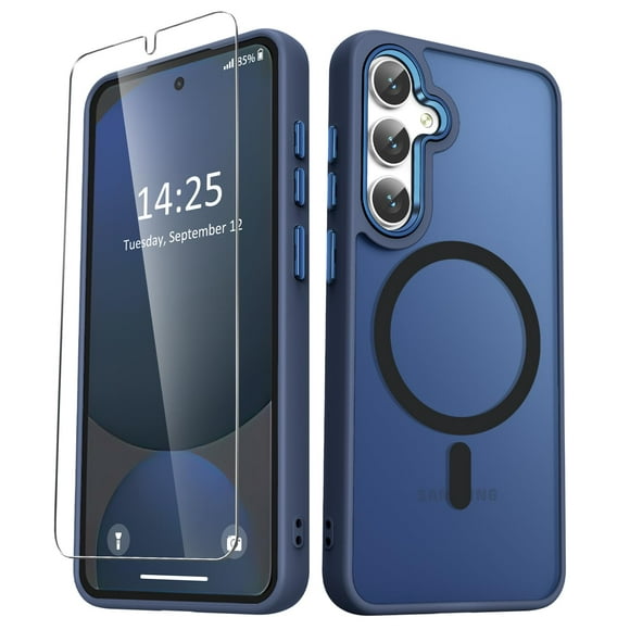Funda YENAPOON Samsung Galaxy S25 Azul Marino