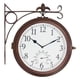 thumbnail image 1 of RELOJ DE PARED BESTIME 25 cm Doble Cara Metal Antiguo Rojo, 1 of 5