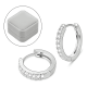 thumbnail image 3 of Par De Aros Brillantes Con Caja De Regalo - Diseño Unisex, 3 of 3