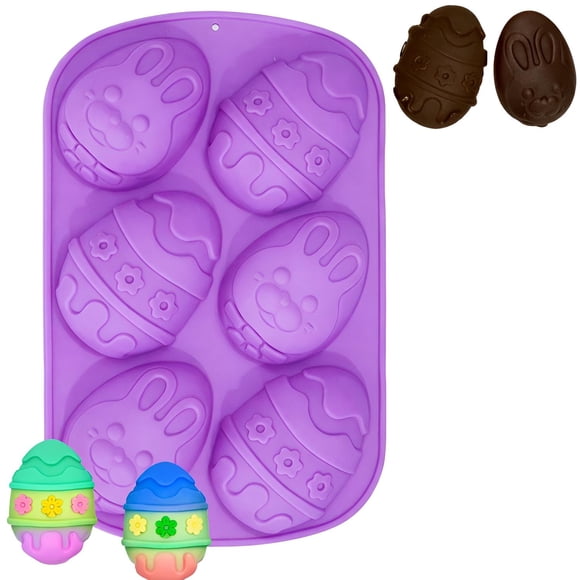 molde silicona huevos de pascua moldes para reposteria 3D