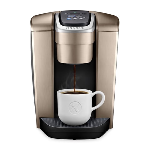 Cafetera Keurig K-Elite, Cápsula K-Cup De Una Sola Porción, Color Dorado Cepillado