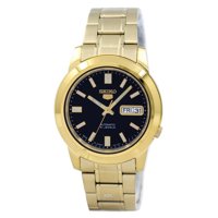 Seiko - Reloj 5 Automatic Con Esfera Negra Para Hombre Snkk22J1