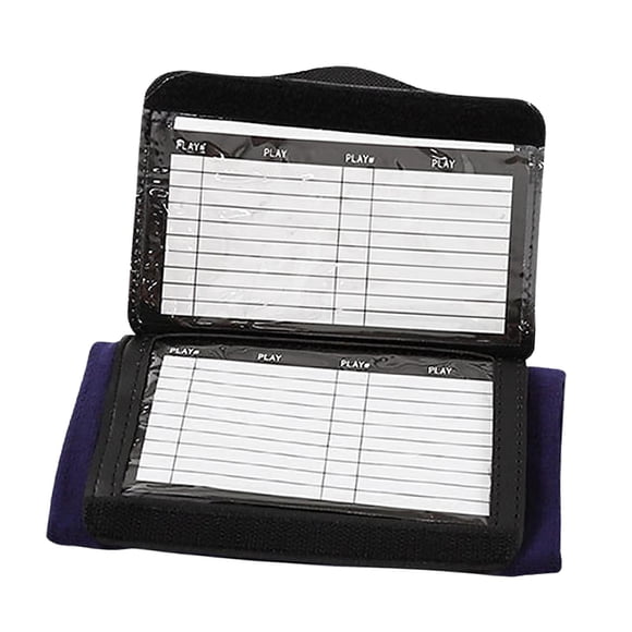 Muñequera Playbook Entrenador Brazalete Para Fútbol Juego Softbol L Doble Hoja