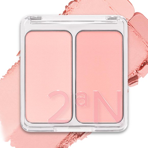 Rubor Facial 2aN Polvo Dúo de Color 42g 02 Love Rosy