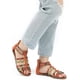 thumbnail image 4 of Sandalias Planas Para Mujer, Sandalias De Verano, Sandalias De Gladiador, Sandalias De Vestir, Pantuflas De Tobillo, Tiras Tejidas, Chanclas, Zapatos De Playa Bohemios, 4 of 7