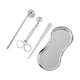 thumbnail image 5 of 4 Uds Accesorio Para Velas Cortador De Mecha Kit De Apagavelas Multiusos Con Bandeja De Almacenamiento Plateado, 5 of 5