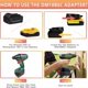 thumbnail image 3 of Adaptador Convertidor de Batería para Dewalt/Milwaukee 18V Batería Li-ion Convertir a para Bos*-ch Serie PBA Herramientas Eléctricas, 3 of 7