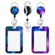 thumbnail image 2 of Portacredenciales Rcmyll Pack de 2 - Cielo Estrellado Morado, 2 of 7