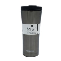 Homewell - Mug Plateado Termino Acero Inoxidable 500Ml