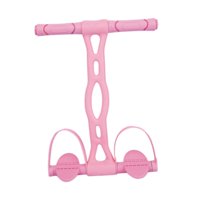 Ioensy - Banda De Resistencia Para Pedales, Cuerda De Tracción, Cuerda De Tensión Para Cintura, Abdomen, Hombros, Color Rosa