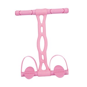 Ioensy - Banda De Resistencia Para Pedales, Cuerda De Tracción, Cuerda De Tensión Para Cintura, Abdomen, Hombros, Color Rosa
