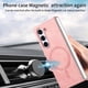 thumbnail image 3 of Magnetic Slim Case for Samsung Galaxy Z Fold 6 with Camera Guard & Anti-Scratch Back Pink, 3 of 6