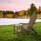 thumbnail image 2 of Mesa Meluvici Adirondack Doble Resistente a la Intemperie – Acabado Teca, 2 of 7