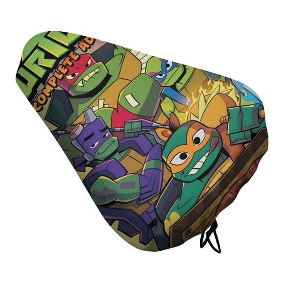 Las Tortugas Ninja Funda de Asiento de Bicicleta Impermeable, Cojín Elástico Suave, Protector contra Lluvia, Polvo y UV