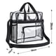 thumbnail image 2 of Bolso bandolera transparente transparente con correa ajustable, bolso transparente para estadio para festivales, 2 of 6