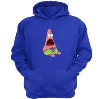 Genérico - Polerón Canguro Estrella Dibujos Animados Azul Talla Xl Unisex