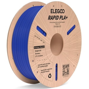 Filamento Para Impresora 3D Elegoo Rapid Pla Plus, 1,75 Mm, Azul, 1 Kg