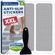 thumbnail image 1 of Pegatinas antideslizantes para ducha Clear Bloom 12 piezas XXL gris, 1 of 9