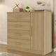thumbnail image 3 of Comoda Con Puerta Beige Mate Zanzini, 3 of 3