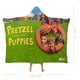 thumbnail image 2 of Pretzel y los Cachorros Manta Capa con Capucha Anti-Bolitas, Manta de Lana Ártica Suave, Manta Portátil de Felpa Ligera y Lujosa, Poncho para Siesta en Casa y Oficina, 100*130cm, 2 of 6