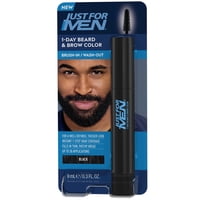 Just For Men - Color Para Barba Y Cejas Solo Para Hombres, Negro De 1 Día, 30 Aplicaciones