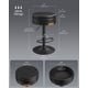 thumbnail image 5 of Set de 4 taburetes de bar VASAGLE EKHO giratorios 360° y ajustables, 5 of 6