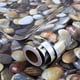 thumbnail image 1 of 1 Roll, Self-Adhesive Cobblestone Glossy Contact Paper, Removable Waterproof Vinyl Oil-Resistant High Temperature Resistant Wall Stickers, Peel And Stick Wallpaper, For Kitchen Living Room Bathroom, 1 of 4