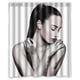 thumbnail image 1 of Cortina de ducha Demi Lovato, juego de cortinas de baño con ganchos, tamaño 60 x 72 pulgadas, 1 of 3