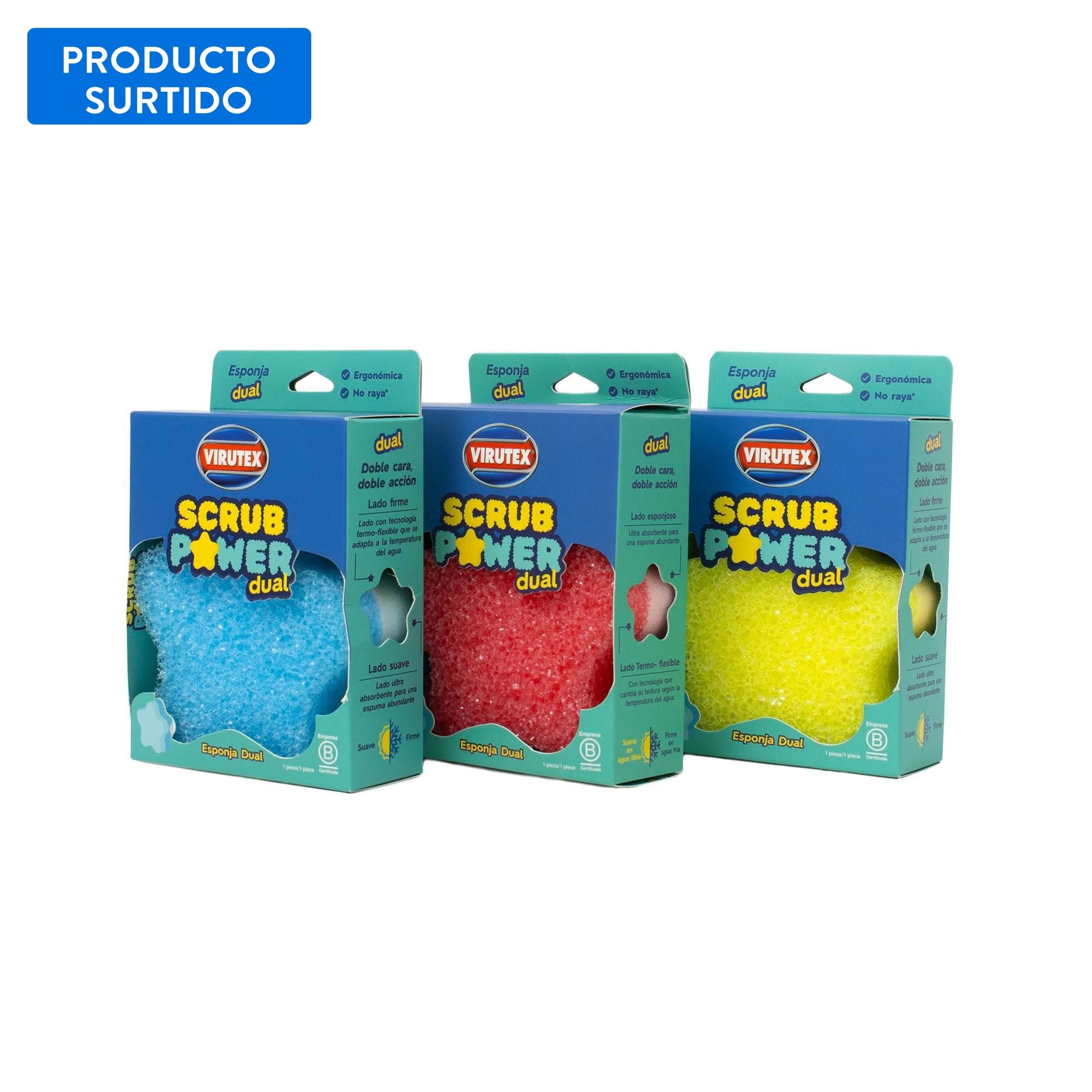 Esponja Scrub Power, Producto Surtido 1 Un Virutex