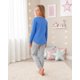 thumbnail image 4 of Pijama Niña Estampado Super Star Celeste gris 12, 4 of 7