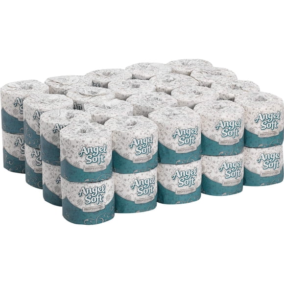 Papel higiénico Angel Soft Professional, 2 capas, 450 hojas, paquete de 40