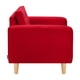 thumbnail image 5 of Sofa Bote 1c Felpa 05 Rojo, 5 of 6