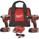 thumbnail image 1 of Kit combinado de taladro/destornillador de impacto Milwaukee M18 Compact sin escobillas, 1 of 3