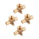thumbnail image 1 of Conector en T PEX EFIELD 3/4" x 1/2" NPT - Pack de 4, 1 of 6