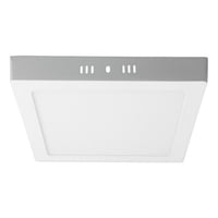 Teimporta - Panel Led Foco Plafón Sobrepuesto Cuadrado 24W Luz Fría Blanco
