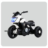 Auckland Outdoor - Moto Niño Antivuelco A Bateria Recargable Luz Y Sonido Blanca