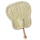 thumbnail image 4 of Ventilador De Mano De Paja Tejida Ventiladores Decorativos De Mano Para El Hogar Al Aire Libre 37x25cm, 4 of 5