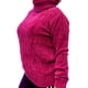 thumbnail image 2 of Sweater Mujer Cuello Alto Chenil Otoño Invierno Colores 611, 2 of 4