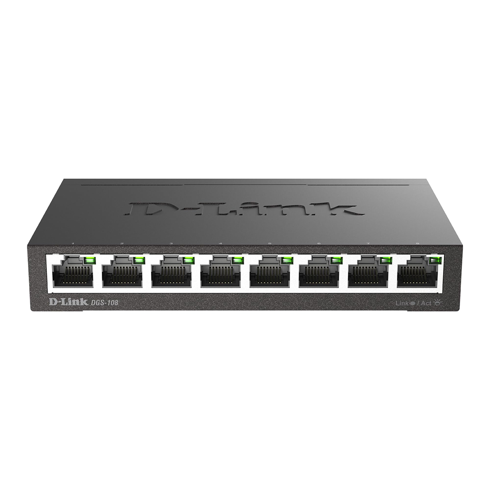 Conmutador Ethernet D-link Dgs-108 8 Puertos Gigabit No Administrado
