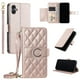 thumbnail image 1 of Funda tipo billetera FOXDOCK para Samsung Galaxy A06 – Tapa abatible con correa para mujer, 1 of 5