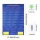 thumbnail image 3 of Cartel De Bolsillo De Calendario Y Clima 142 Tarjetas Azul, 3 of 7