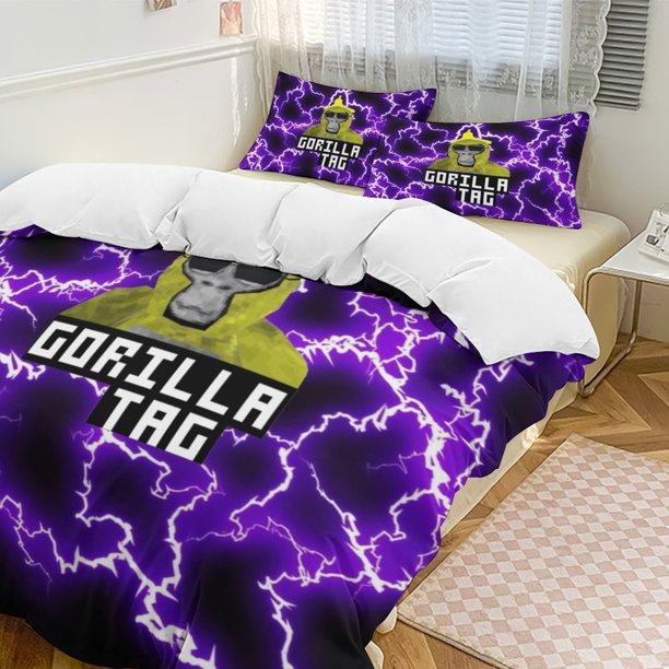 Game Gorilla Tag 3-Piece Bedding Set Soft Warm And Comfortable Bed Set
