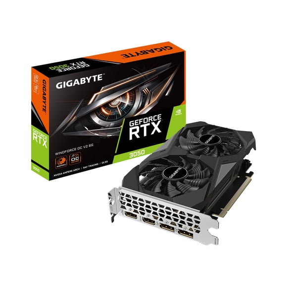 Tarjeta gráfica GIGABYTE GeForce RTX 3050 WINDFORCE OC V2 6G