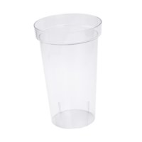 Magideal - Jarrón De Flores Para Centro De Mesa, Cubo De Flores, Multiusos, Adorno Para Flores, De Pet, Ligero, Transparente, Resistente A Golpes, Único, Adecuado Para Mesa De Centro, Regalo, L