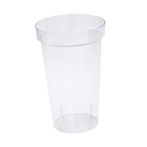 Magideal - Jarrón De Flores Para Centro De Mesa, Cubo De Flores, Multiusos, Adorno Para Flores, De Pet, Ligero, Transparente, Resistente A Golpes, Único, Adecuado Para Mesa De Centro, Regalo, L