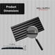 thumbnail image 5 of Paneles acústicos 3D Wall!Supply 18 cm Antracita – Pack de 6, 5 of 6