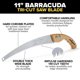 thumbnail image 2 of Sierra de mano Jameson HS-13TE-WH de 33 cm con mango de madera y hoja tri‑corte, 2 of 8