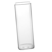 Magideal - Vaso Highball Vaso De Vidrio Cuadrado Fino Vaso Highball Jugo Reutilizable Fiesta De Moda Cocina Té Cóctel Bebida Fría Caliente Vasos De Vidrio Altos 470Ml