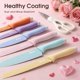 thumbnail image 2 of Knife Set, 13-Piece Colorful Kitchen Knives Set with 6 Blade Guards, 2 of 3